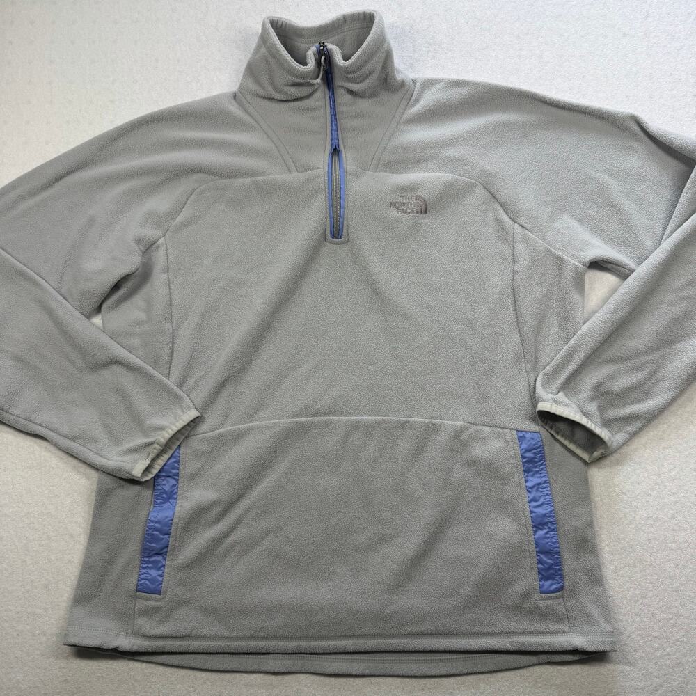 The North Face Women’s XL Gray 1/4 Zip Fleece Pullover Hiking Outdoor